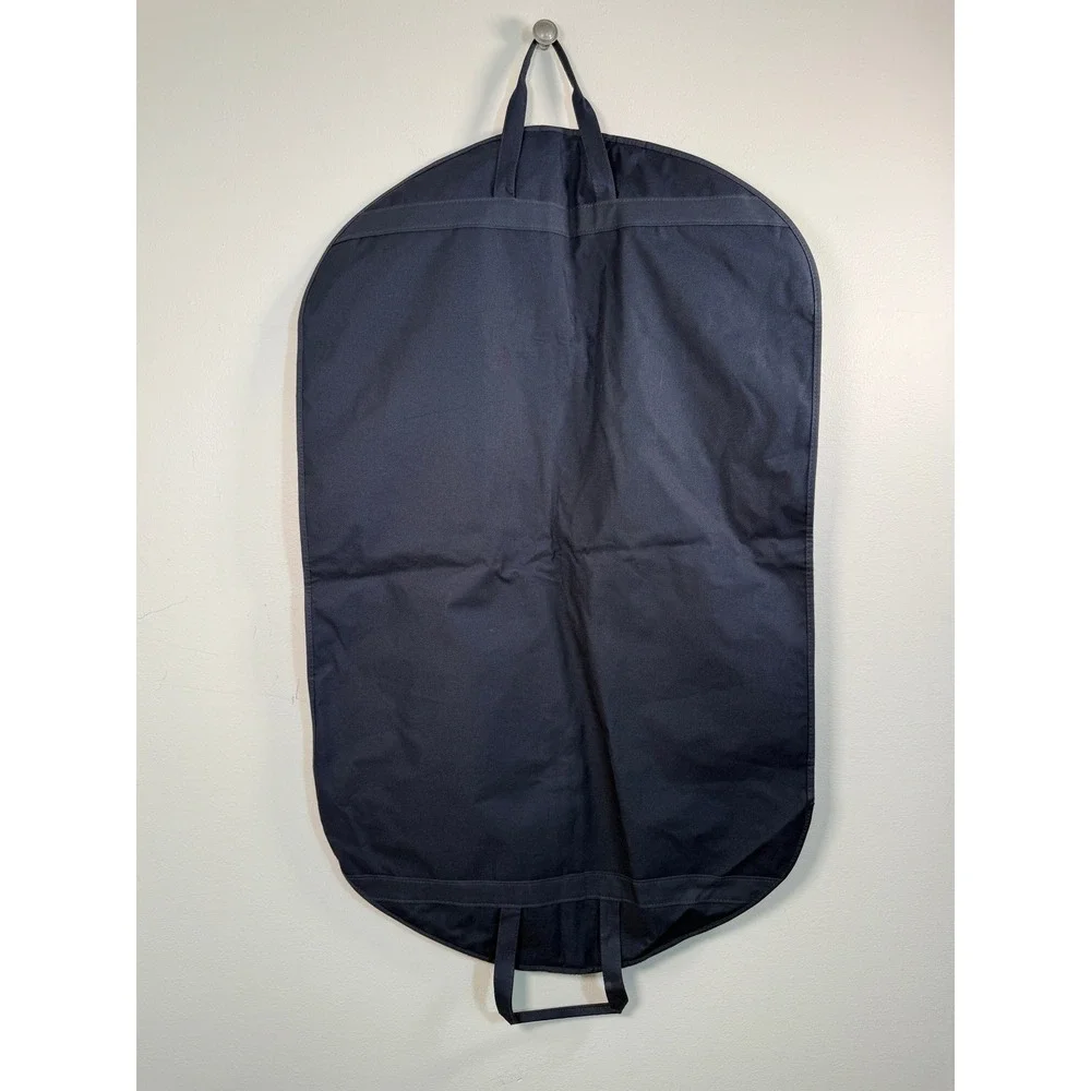 Ralph Lauren Navy Blue Garment Bags Set of 2 Travel Suit Covers Gold Logo 38x24
